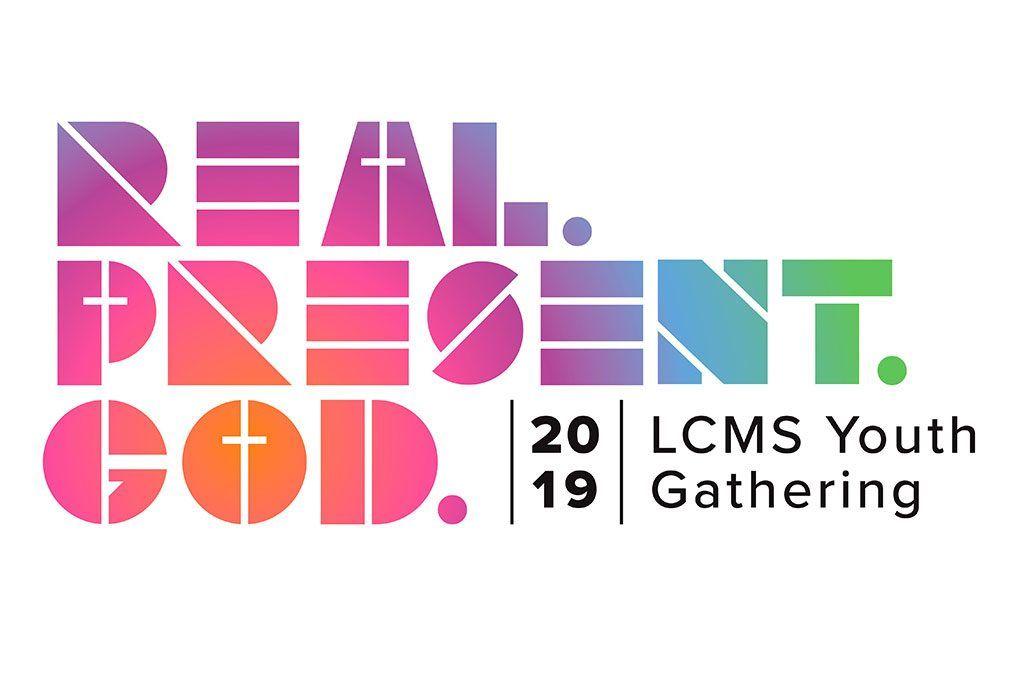 LCMS Logo - 2019 Youth Gathering Theme: 'Real. Present. God.'