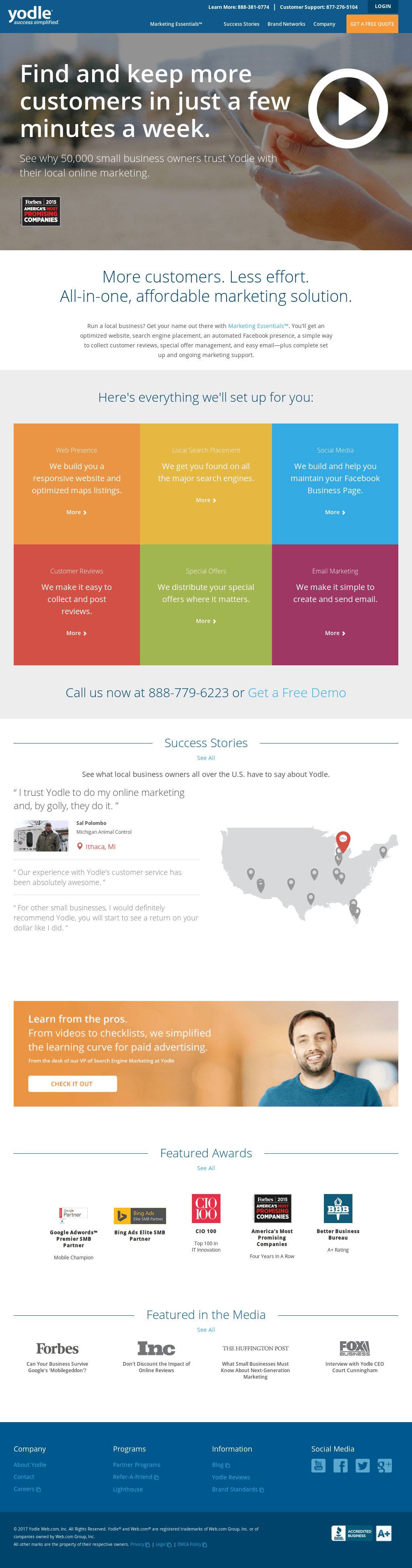 Yodle Logo - Yodle Competitors, Revenue and Employees - Owler Company Profile