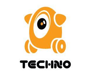 Techno Logo - Techno Designed