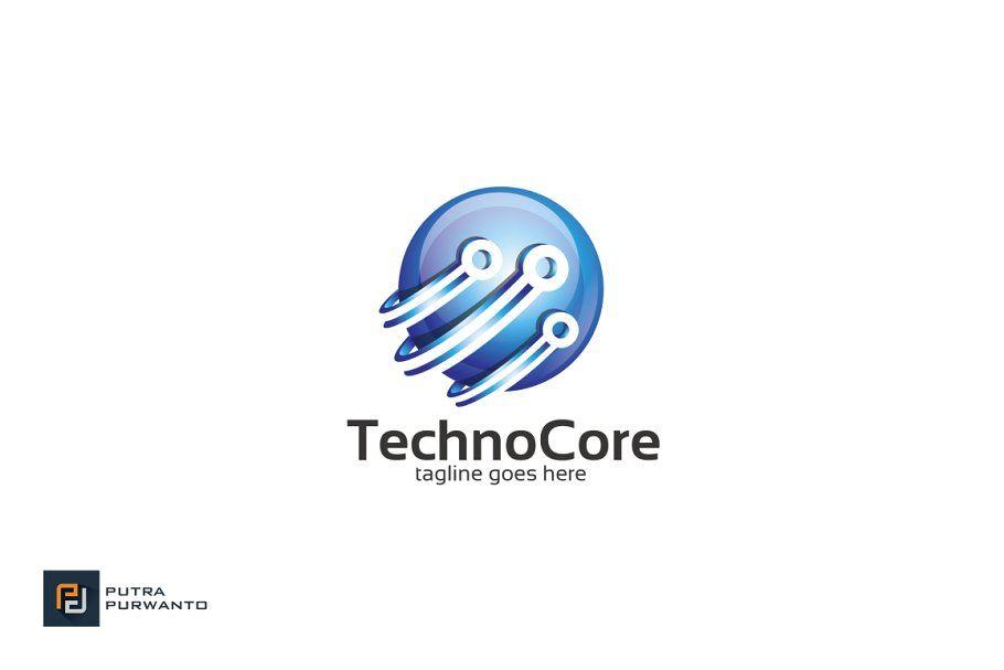 Techno Logo - Techno Core - Logo Template