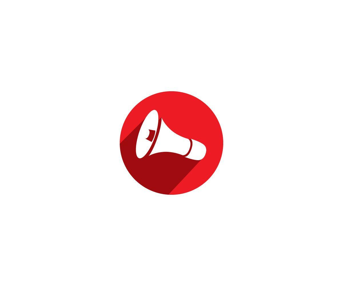 Megaphone Logo - Modern, Bold, Software Logo Design for No text. If anything, an 