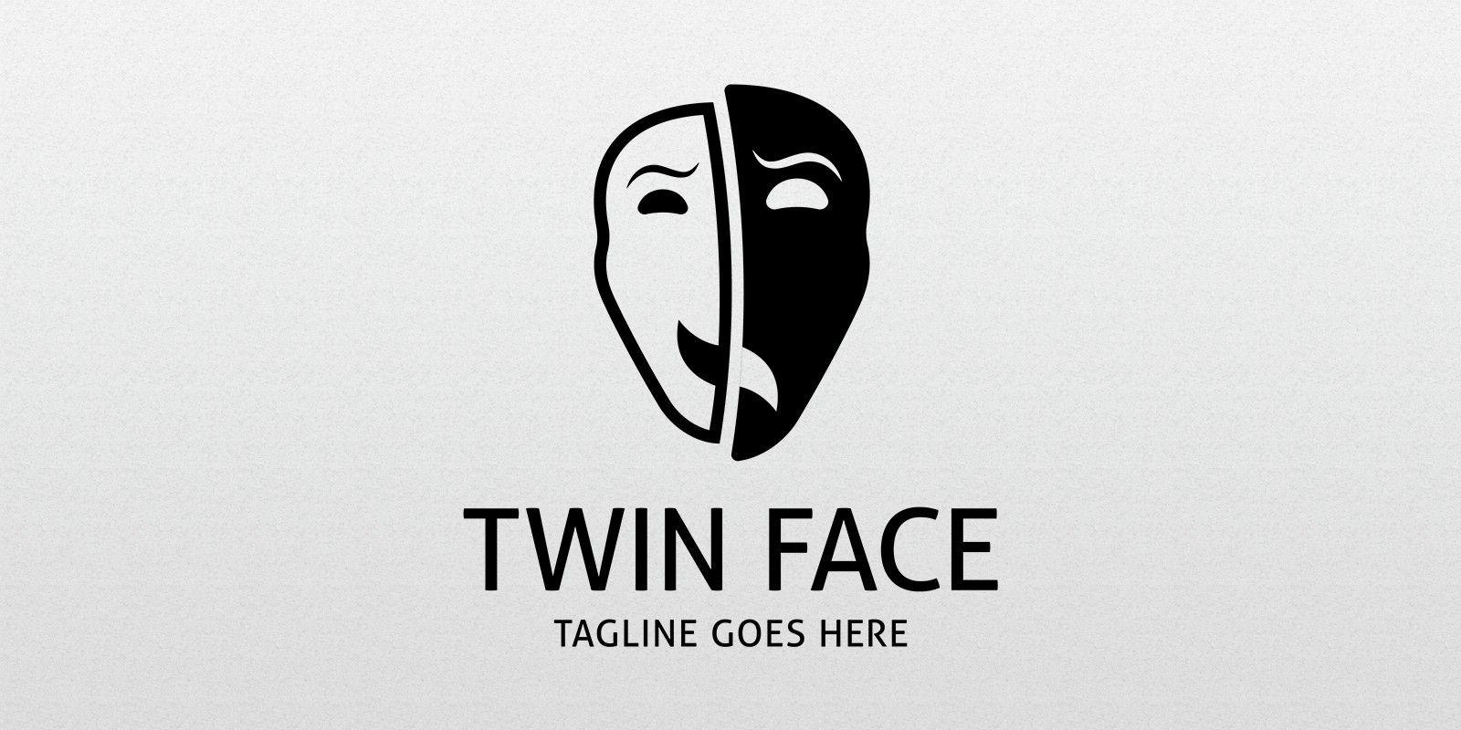 Tein Logo - Twin Face - Logo Template