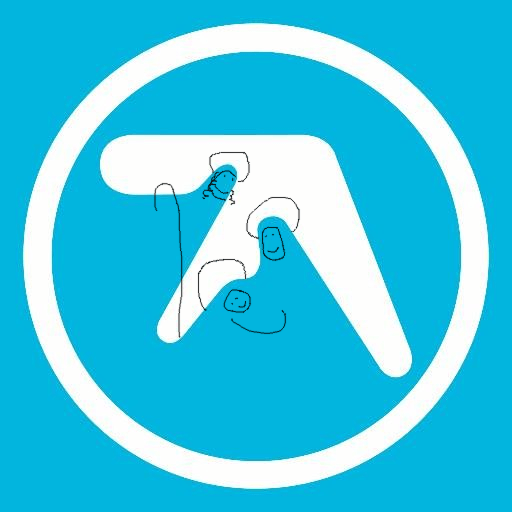 Tein Logo - Just realised that the Aphex Twin logo has a hidden nativity scene