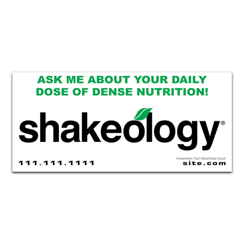 Shakeology Logo - Shakeology Car Decal 50 X 22.5