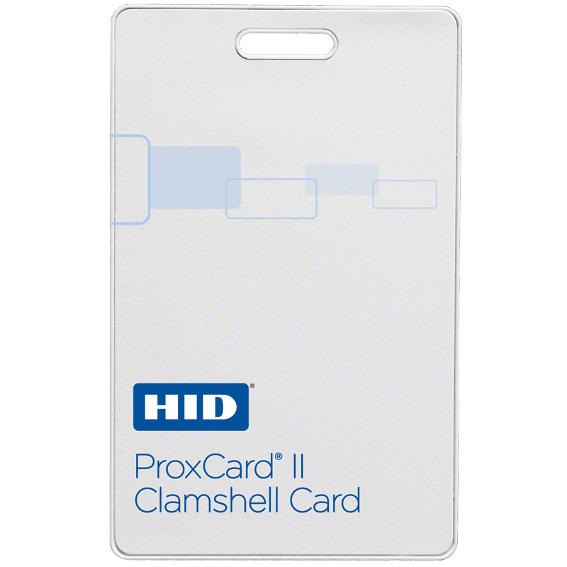 HID Logo - 1326LSSMV HID ProxCard II Proximity Card with HID Logo & Vertical Slot. 100