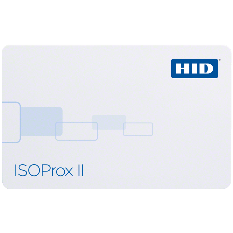 HID Logo - 1386LGGMN HID ISOProx II Proximity Card with Matching Card Numbering & No  Slot Punch - Qty. 100