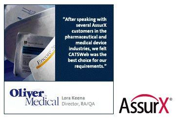 AssurX Logo - AssurX's CATSWeb OnDemand Solution Selected By Oliver Medical For ...