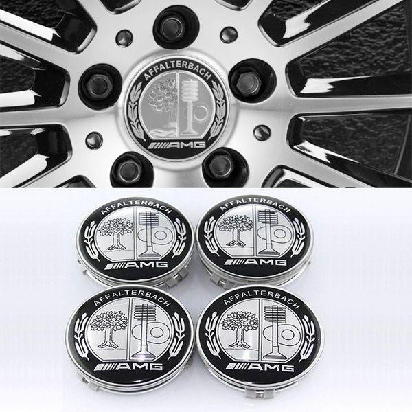 Afalterbach Logo - Fashion New 75mm AMG AFFALTERBACH Logo Emblem Badge Wheel Center Hub Caps For Mercedes Benz 4 Pcs Lot GO