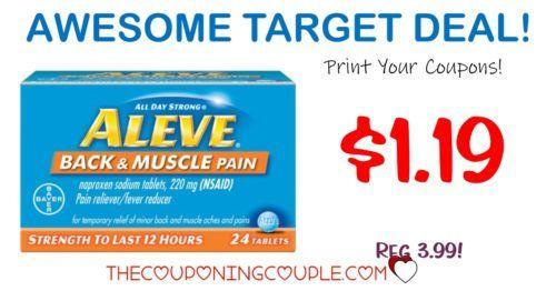 Aleve Logo - HOT Deal on Aleve Back & Muscle Pain Reliever @ Target!