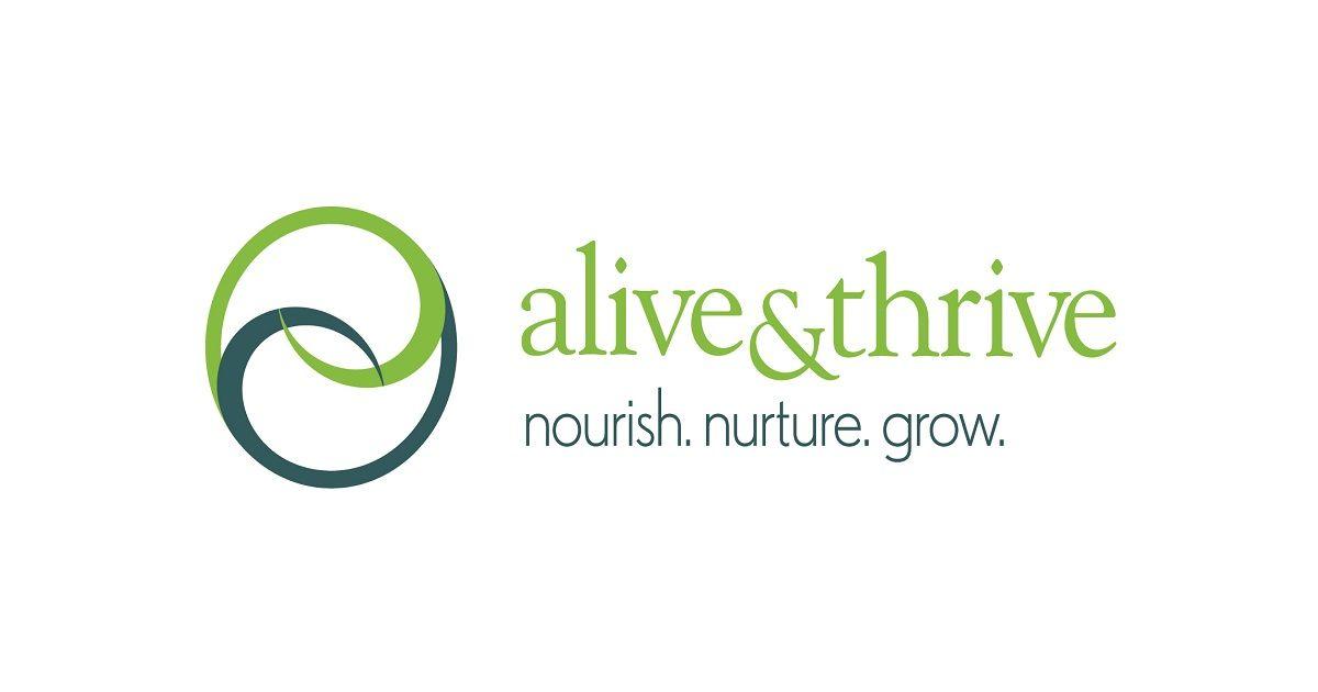 Thrive Logo - Alive & Thrive - Strengthening Systems for Improved Maternal, Infant ...