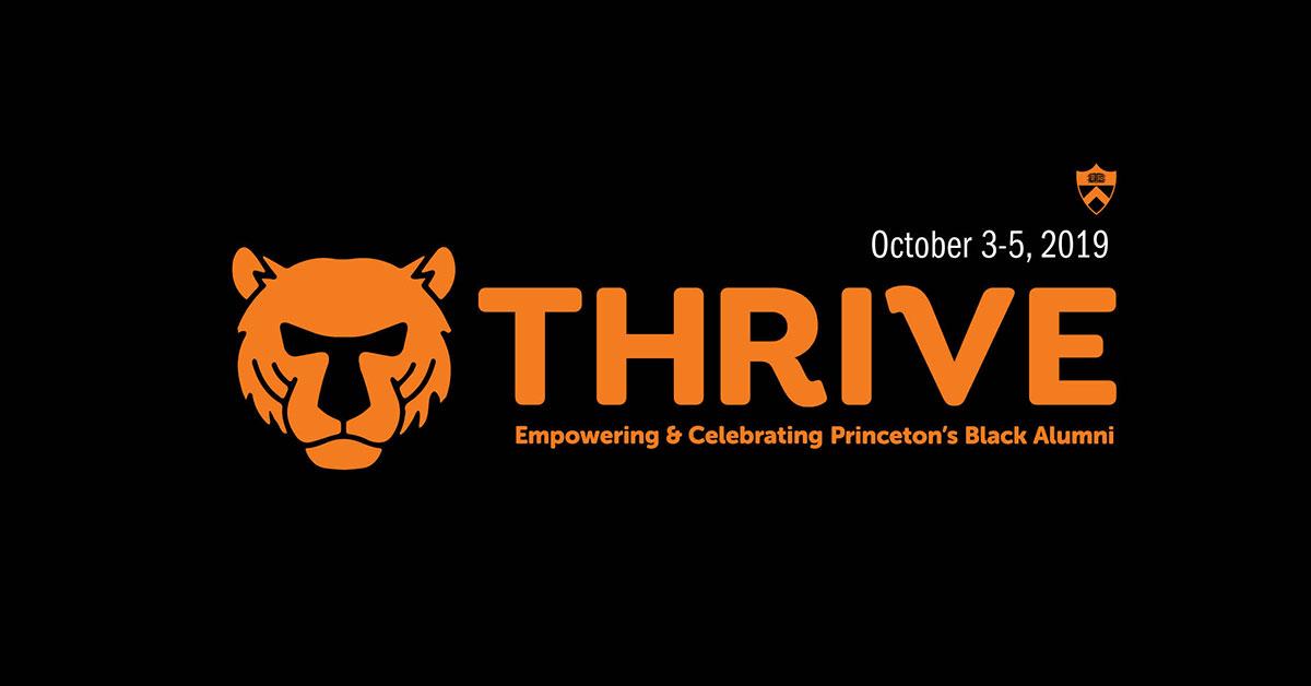 Thrive Logo - Welcome: Empowering & Celebrating Princeton's Black Alumni