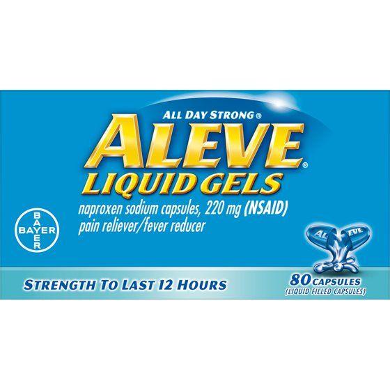 Aleve Logo - Aleve Liquid Gels W Naproxen Sodium, Pain Reliever Fever Reducer, 220 Mg, 80 Ct