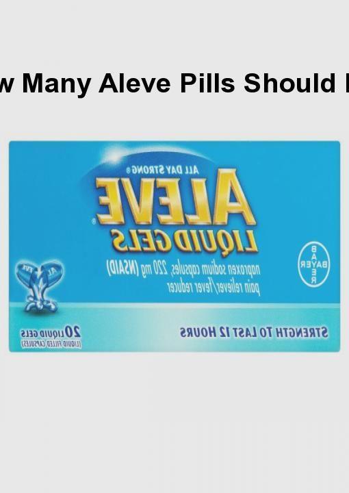 Aleve Logo - How many aleve pills should i take, how many aleve pills should i take