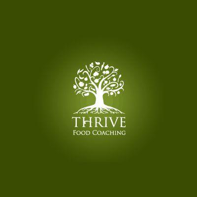 Thrive Logo - Thrive Food Coaching Logo | Logo Design Gallery Inspiration | LogoMix