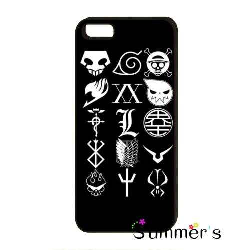 Manga Logo - US $3.89. All Character Anime Manga Logo Cellphone Case Cover For Iphone 4s 5s 5c 6s Plus Samsung Galaxy S3 4 5 6 Edge+ Note2 3 4 5 On Aliexpress.com