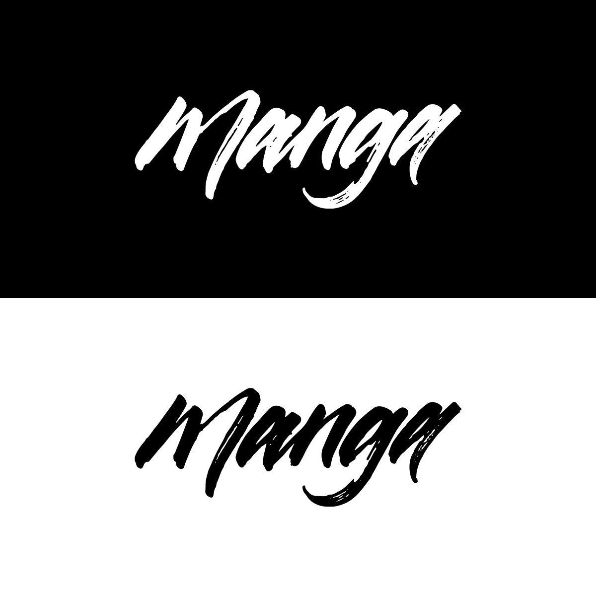 Manga Logo - MANGA - WORK BY GRAYSON