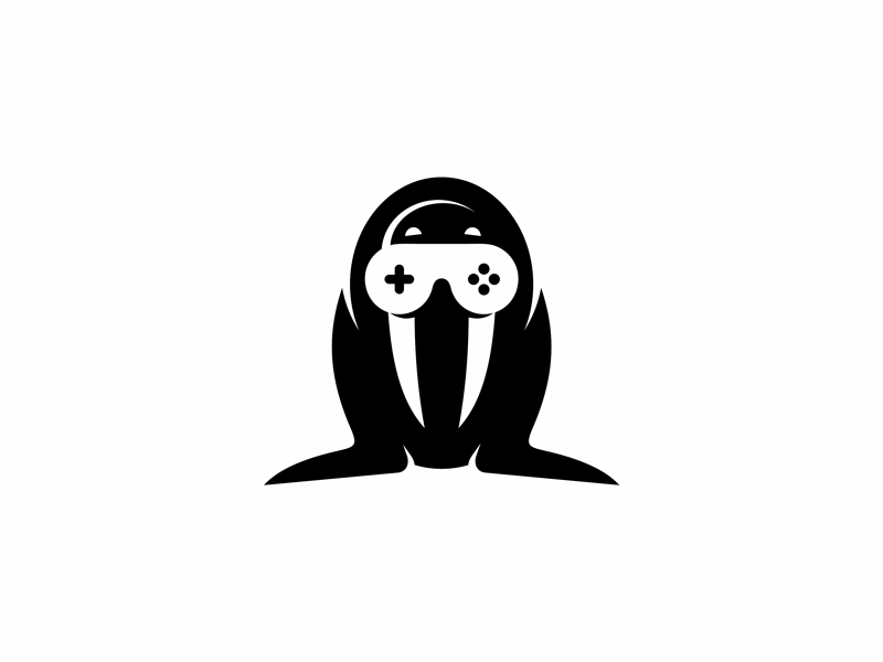 Walrus Logo - game / walrus / logo idea | Oyster shells | Logos, Game logo, Logos ...