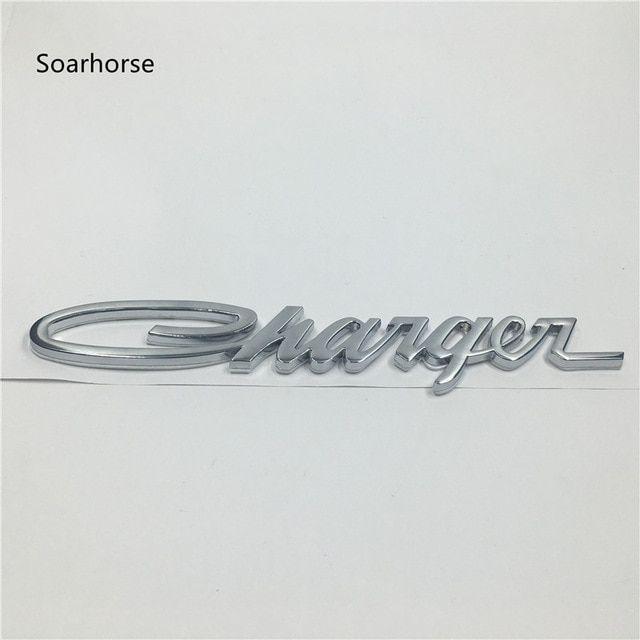 Charger Logo - US $12.99 |Soarhorse For Dodge Charger Emblems Chrome Classic Script EMBLEM  Badge Logo 1971 1974 2006 2018-in Car Stickers from Automobiles & ...