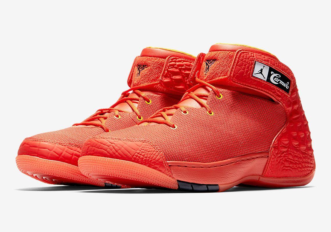 Melo1 Logo - Jordan Melo 1.5 Orange AT5386-801 Release Info | SneakerNews.com