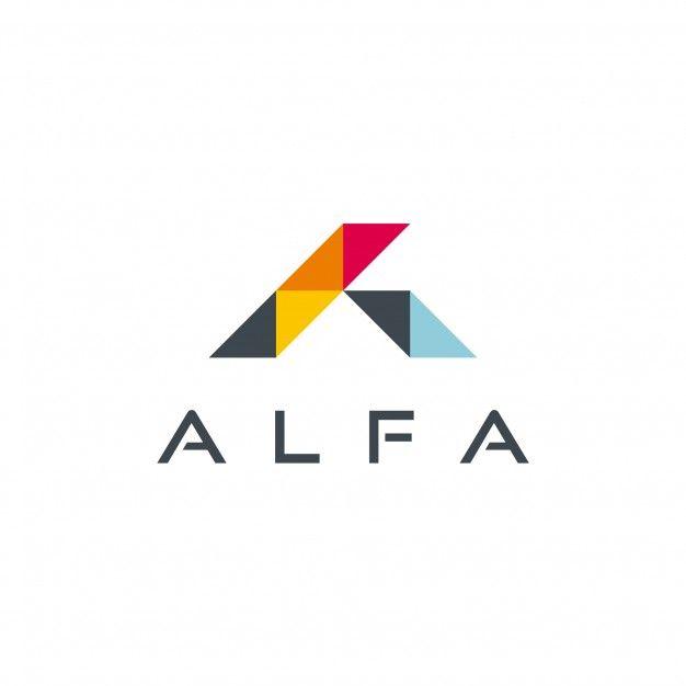 Alfa Logo - Alfa letter a logo Vector