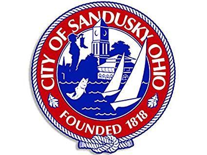 Sandusky Logo - Amazon.com: American Vinyl Sandusky Ohio City Seal Sticker (Decal ...
