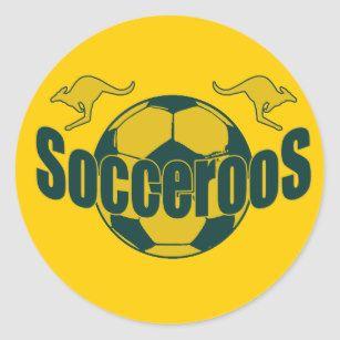 Socceroos Logo - Australia Socceroos Stickers | Zazzle