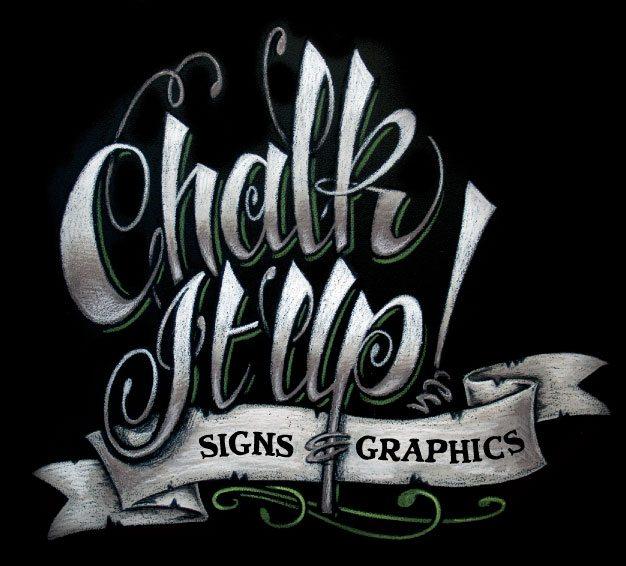 Chalk Logo - Chalk It Ups Signs Logo Chalkboard - Chalk It Up Signs