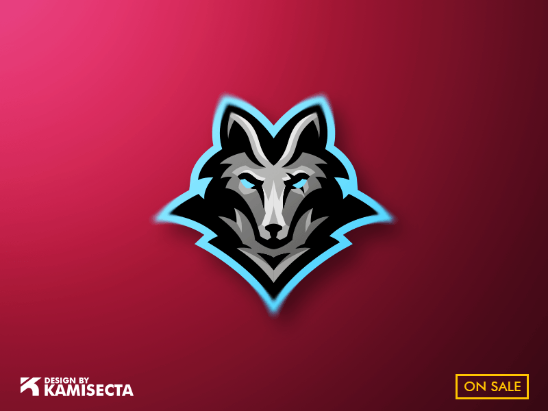 Wolfman Logo - Wolf mascot logo by kamisecta on Dribbble