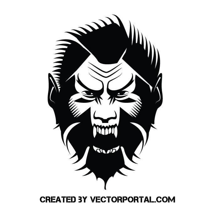 Wolfman Logo - Wolfman vector image #publicdomain #vectorgraphics #freevectors ...