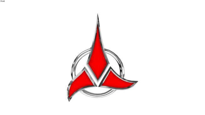 Klingon Logo - logo Star Trek Klingon | 3D Warehouse