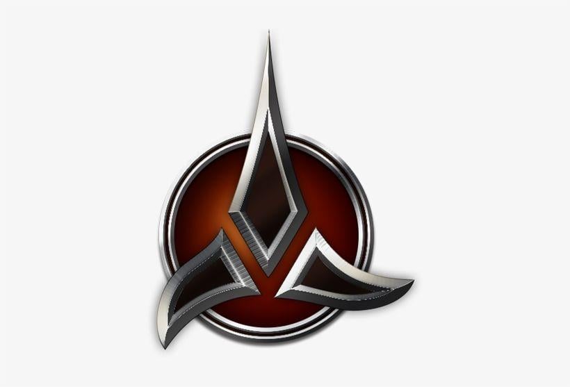 Klingon Logo - Star Trek Klingon Logo Transparent PNG