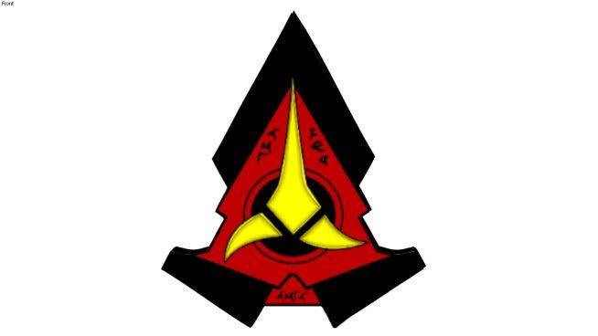 Klingon Logo - logo Star Trek Klingon Defence Force | 3D Warehouse