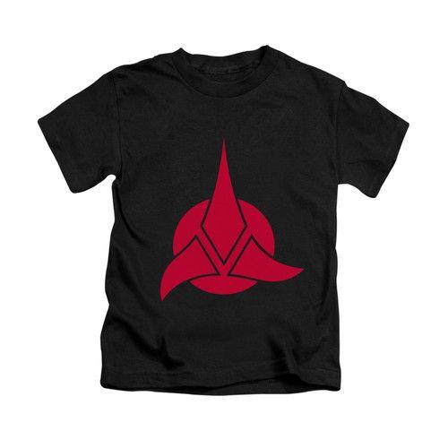Klingon Logo - Star Trek Klingon Logo Juvenile T Shirt