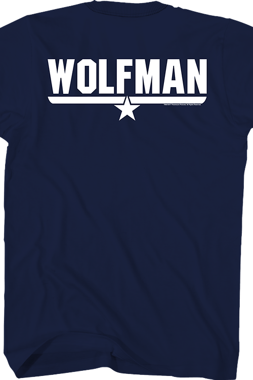 Wolfman Logo - Wolfman Top Gun T-Shirt