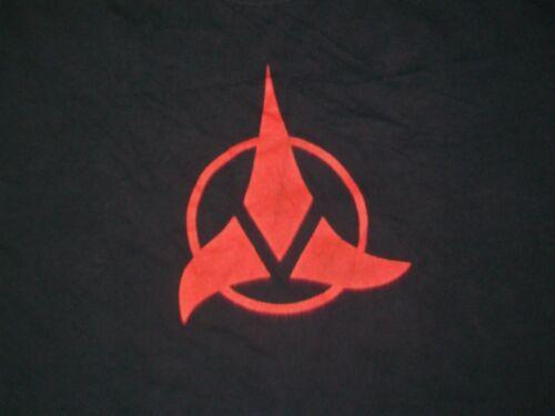 Klingon Logo - STAR TREK COMMAND KLINGON LOGO SYMBOL 2 t shirt lot L Large spock captain  kirk