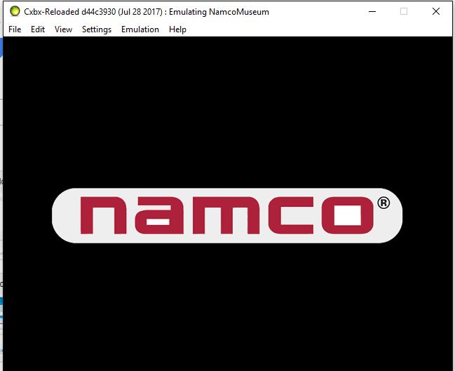 Namco Logo - Namco Museum Regression · Issue #551 · Cxbx-Reloaded/Cxbx-Reloaded ...