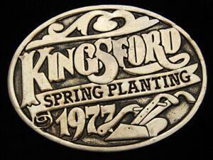 Kingsford Logo - Details about OC29132 VINTAGE 1977 **KINGSFORD SPRING PLANTING**  AGRICULTURE & FARMING BUCKLE