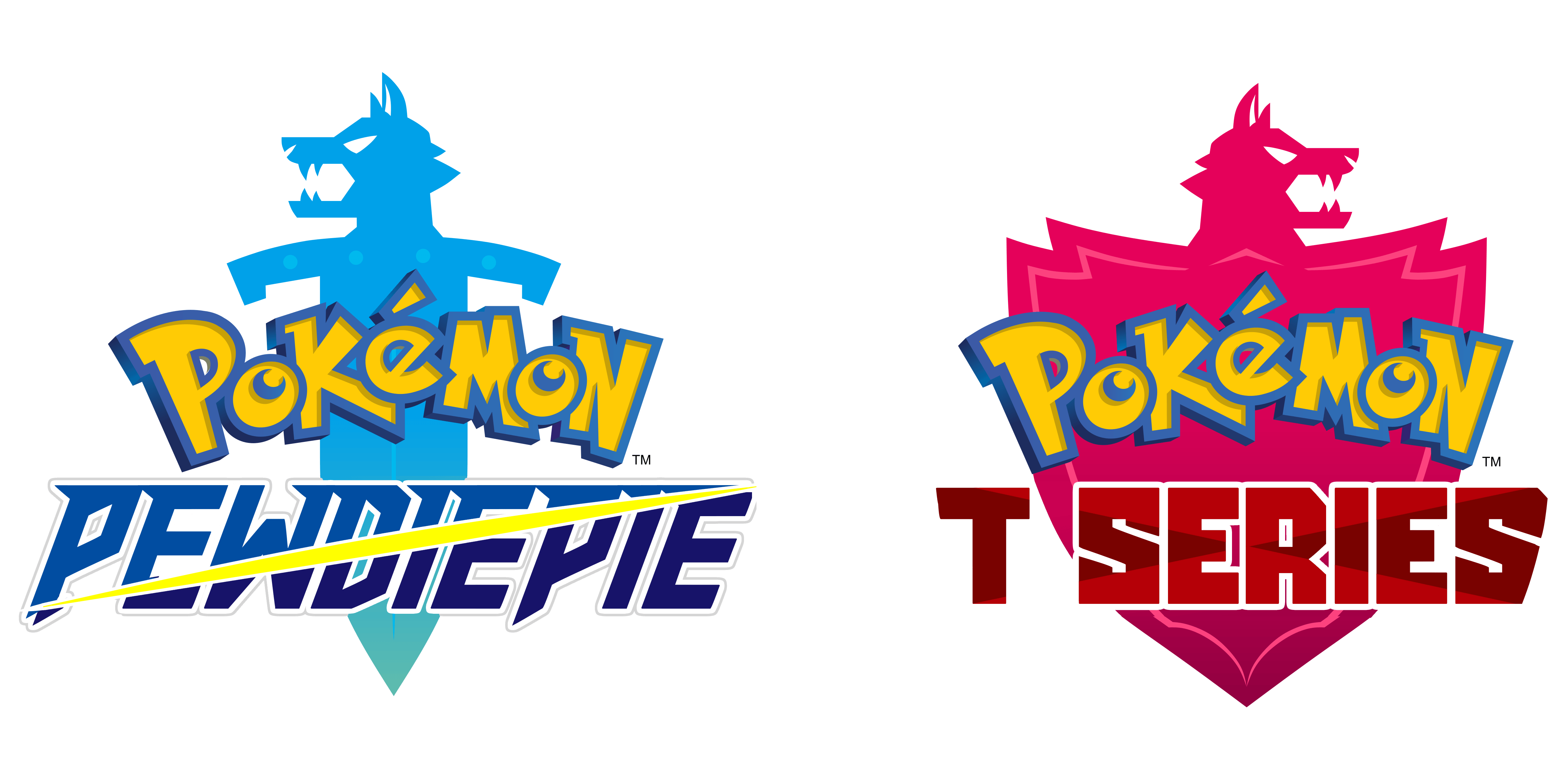 Pokeman Logo - Pewdiepie Vs T Series Pokemon Logo. Pokémon Sword And Shield. Know