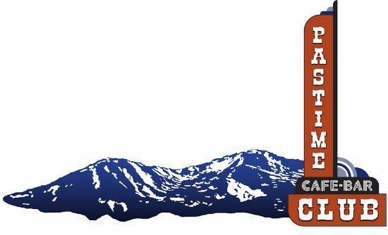 Leadville Logo - Pastime logo with the Rocky Mountains in the background