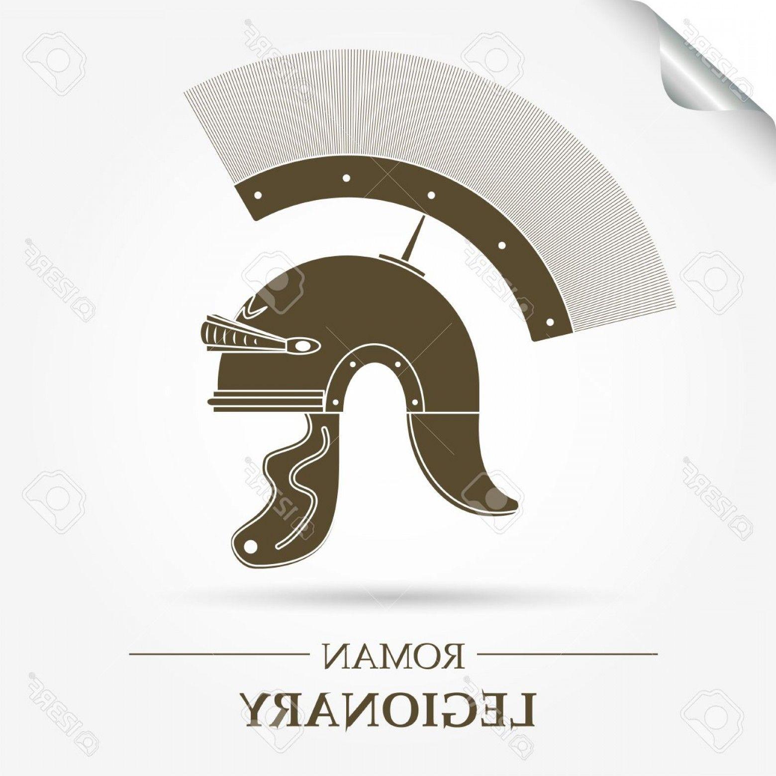 Heroic Logo - Photostock Vector Roman Legionary Helmet Warrior Logo Gladiator Icon ...