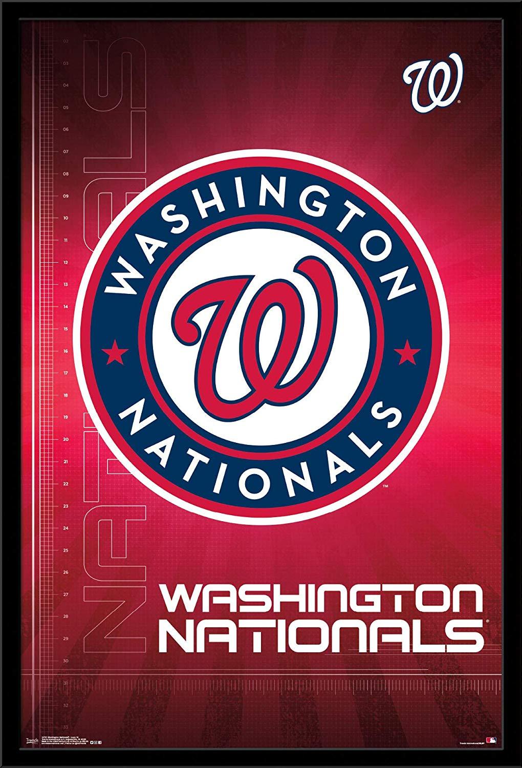 Natonals Logo - Amazon.com: Trends International Washington Nationals - Logo Wall ...