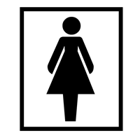 Restroom Logo - RESTROOM FOR WOMEN SIGN Logo Vector (.AI) Free Download