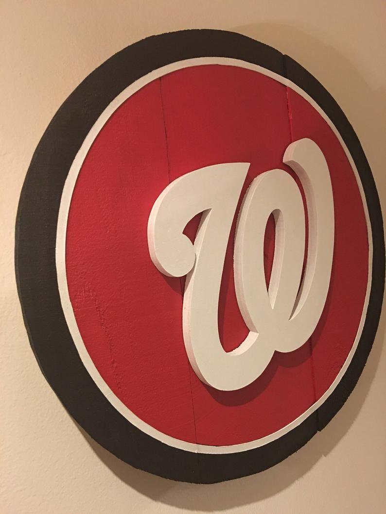 Natonals Logo - Custom 3D Washington Nationals Logo Sign