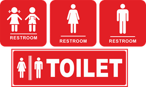 Restroom Logo - toilet or restroom Logo Vector (.CDR) Free Download