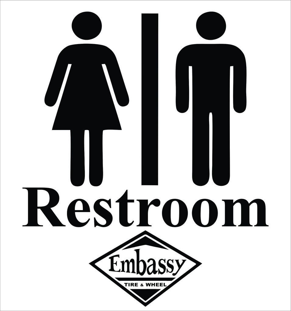 Restroom Logo - Restroom Sign