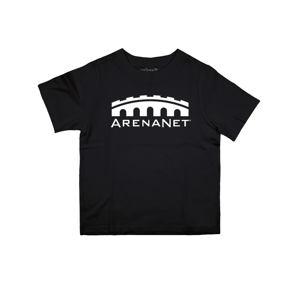 ArenaNet Logo - FOR FANS BY FANS:Arena Net Logo Toddler - White Logo