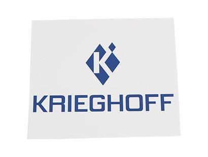 Krieghoff Logo - Krieghoff Diamond Logo Sticker, White