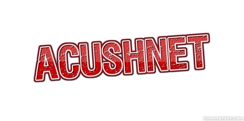 Acushnet Logo - United States of America Logo. Free Logo Design Tool from Flaming Text