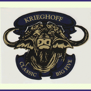 Krieghoff Logo - Krieghoff Classic Big Five Buffalo Sticker