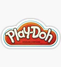 Playdough Logo - Play Doh Stickers | Redbubble